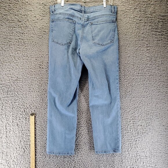 Sonoma Jeans Mens 34X30 Blue Regular Fit Straight Leg Stretch Denim - Picture 10 of 11